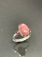 Eleanor Dean Tourmaline and Ruby Handmade Ring