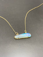 Eleanor Dean Gold & Crystal Opal Handmade Necklace