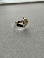 Eleanor Dean Silver Handmade Golden Rutilated Quartz Ring
