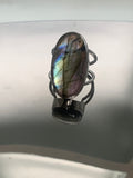 Eleanor Dean Labradorite Silver Handmade Ring
