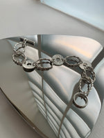 Eleanor Dean Handmade Chunky Textured Silver T-bar Bracelet