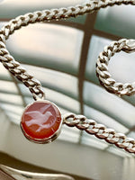 Eleanor Dean Chunky Carved Agate Necklace