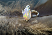 Eleanor Dean Handmade Silver Opal Ring