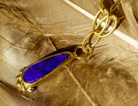 Eleanor Dean Gold Vermeil Boulder Opal Handmade Necklace