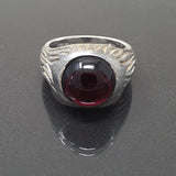 Eleanor Dean Silver and Garnet Handmade Ring