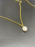 Eleanor Dean Gold Vermeil & Freshwater Pearl Handmade Necklace