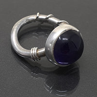 Eleanor Dean Silver and Amethyst Handmade Ring