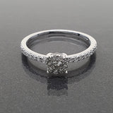Diamond Cluster Halo Ring