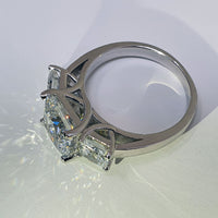 Alicia Mai Gaudi Three Stone Silver Ring