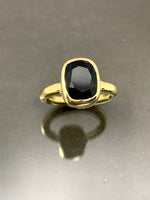 Eleanor Dean Gold Vermeil and Onyx Handmade Ring