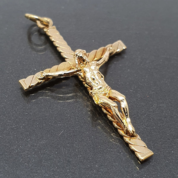 Hand-made Gold Crucifix