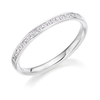 Diamond Half-Hoop Ring