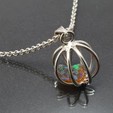 Eleanor Dean Silver & Opal Handmade Orb Necklace