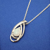 Alicia Mai Silver and Opal Necklace