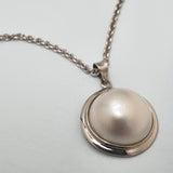 Alicia Mai Pearl and Silver Necklace