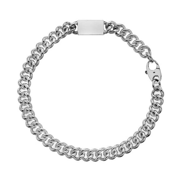 Silver Curb Link Bracelet