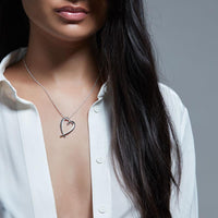 Alicia Mai Shaun Leane Signature Silver Heart Pendant