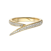 Shaun Lean Diamond Signature Single Interlocking Ring