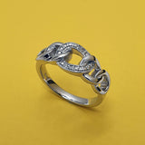 Alicia Mai Silver and Diamond Trilliance Ring