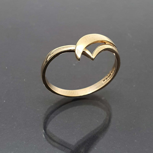 Gold Wishbone Ring