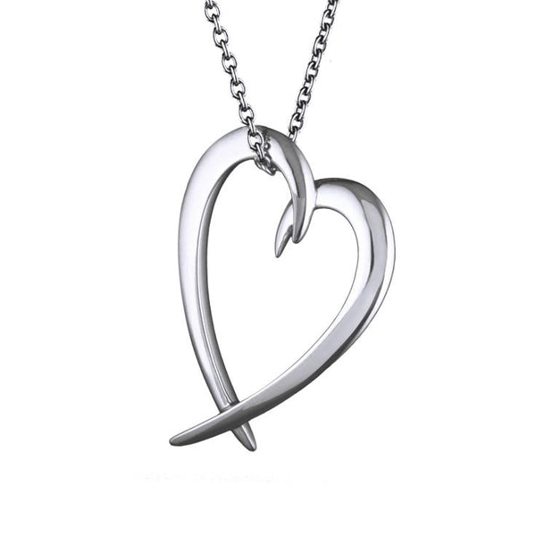 Alicia Mai Shaun Leane Signature Silver Heart Pendant